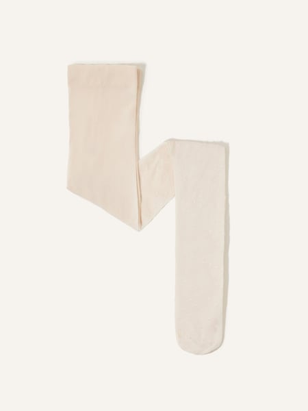 Monsoon Natural Baby Bridal Spot Tights (A92368) | €8