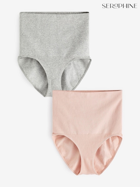 Seraphine Grey & Blush Pink Post Maternity Shaping Briefs –Twin Pack (A93782) | 1,742 UAH