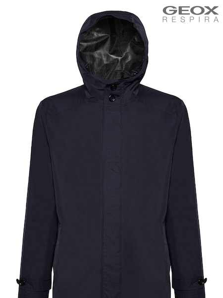 Geox Mens Bayle Blue Parka Jacket (A94253) | R$ 1,865