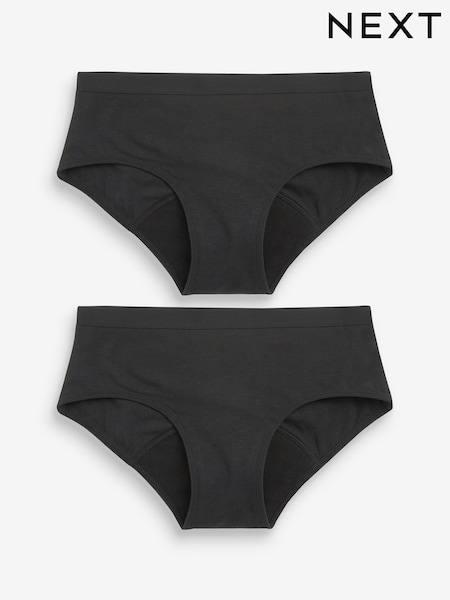 Negro - 2 Pack Teen Light Flow Period Pants (7-16yrs) (A94957) | 26 € - 30 €