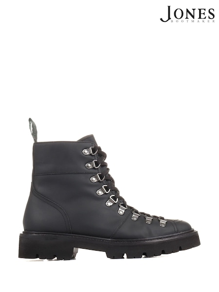 Jones Bootmaker Katia Leather Hiker Black Boots (A95379) | €48
