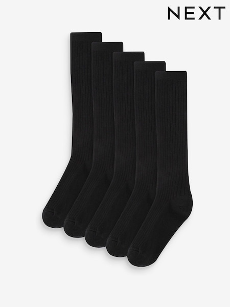 Canalé negro - 5 Pack Cotton Rich Knee Alto Socks (A96688) | 12 € - 15 €