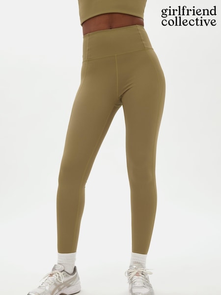 Girlfriend Collective Green High Rise Compressive Leggings (A96937) | € 31