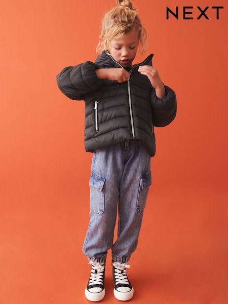 Black Shower Resistant Padded Coat (3-16yrs) (A96969) | €6 - €9