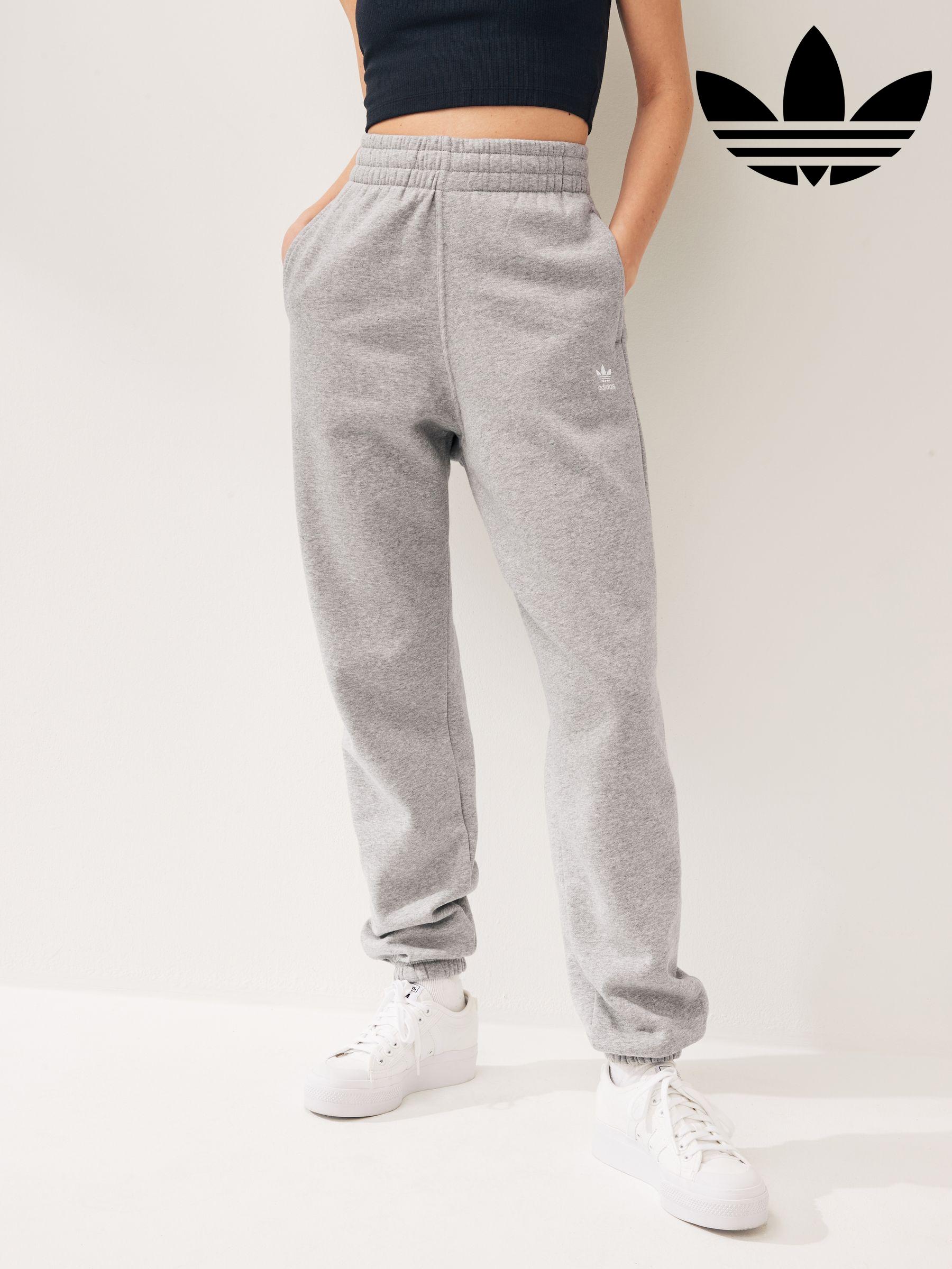 Adidas originals grey joggers womens hot sale
