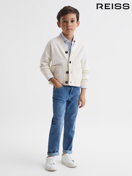 Bež - Reiss Chile Wool Blend Cardigan (A97639) | € 55