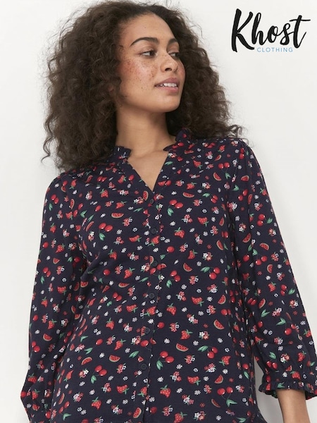 Khost Blue Clothing Fruity Floral Blouse (A98082) | €16