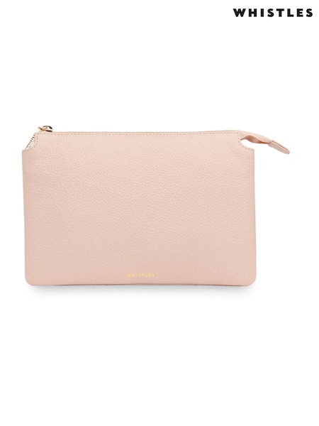 Whistles Pink Elita Double Pouch Clutch (A98250) | €95