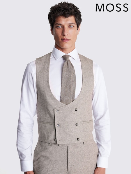 MOSS Natural Slim Fit New Suit Waistcoat (A98907) | €88 - €93