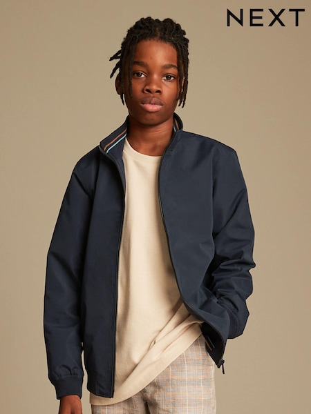 Navy Blue Lightweight Smart Harrington Jacket (3mths-16yrs) (A99653) | €33 - €51