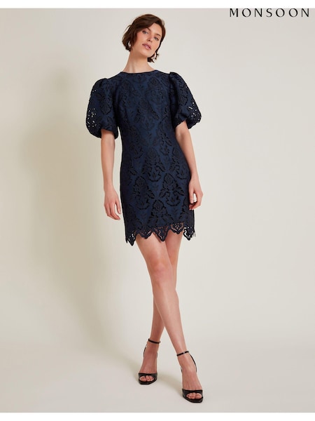 Monsoon Lila Lace Tunic Mini Dress (AA0018) | €86