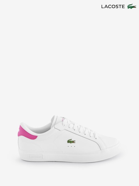Lacoste Power Court White Trainers (AA0041) | 708 LEI