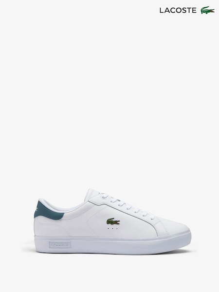 Alb/Albastru - Pantofi sport Lacoste Powercourt (AA0044) | 670 LEI