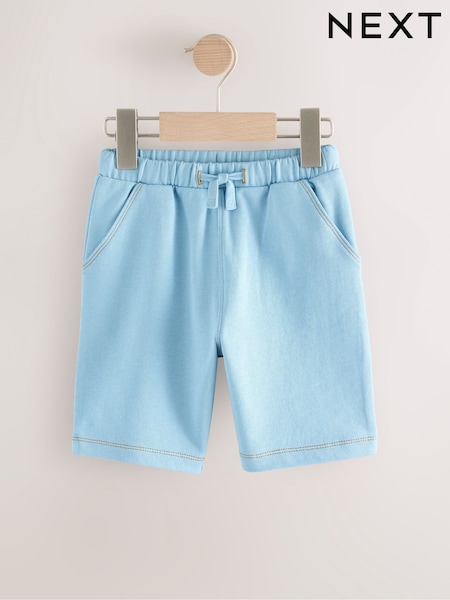 Albastru deschis - Jersey Carpenter 100% Cotton Shorts (3mths-7yrs) (AA0105) | 60 LEI - 74 LEI