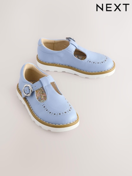 Blue Wide Fit (G) T-Bar Shoes (AA0127) | R$ 195 - R$ 215