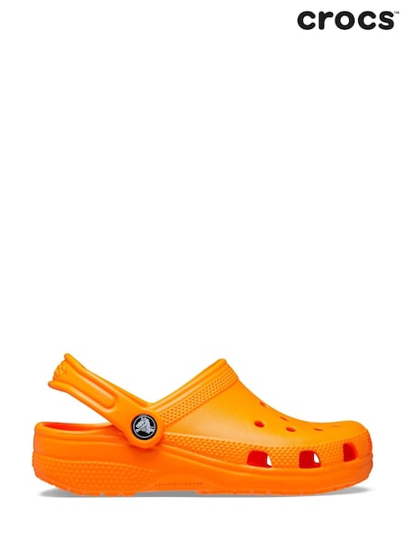 Crocs Orange Zing Kids Unisex Classic Clogs (AA0195) | AED233