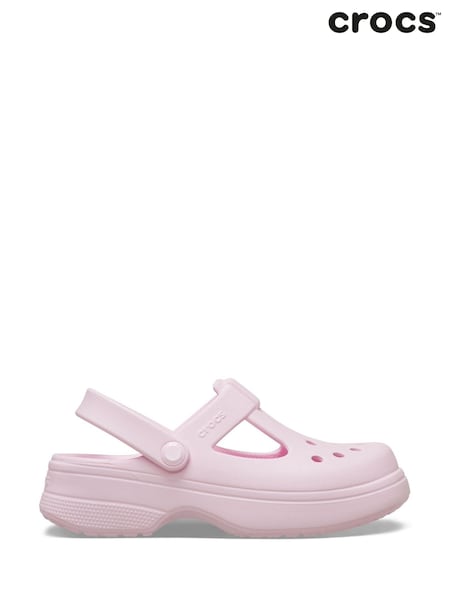 Crocs Pink Milk Kids MJ Clogs (AA0197) | R$ 445