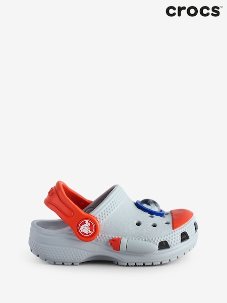 Crocs Grey Toddler Classic Unicorn Clogs (AA0216) | AED262