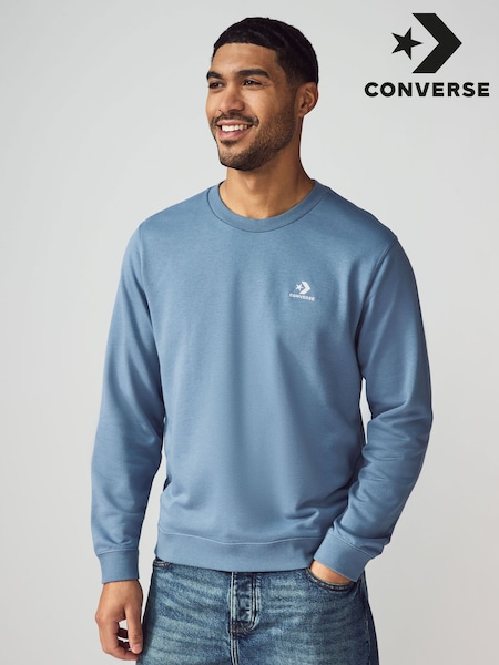Converse Blue Star Chevron French Terry Sweatshirt (AA0243) | AED116