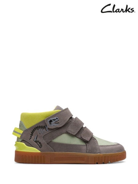 Clarks Grey Oslo Play Kid Boots (AA0375) | kr714 - kr771