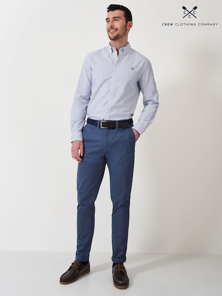 Crew Clothing Company Slim Fit Blue Heritage 100% Cotton Chinos (AA0428) | 3 905 грн
