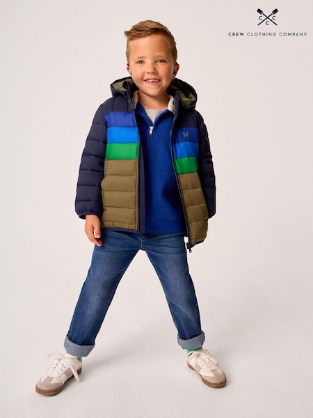 Crew Clothing Green Lightweight Colourblock Jacket (AA0441) | AED110 - AED134