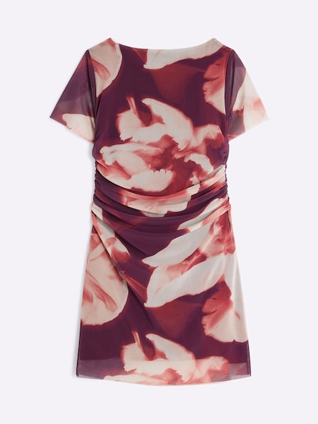 River Island Girls 100% Cotton Mesh Rose Draped Dress (AA0450) | 16 €
