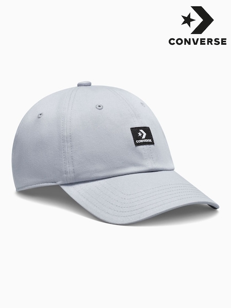 Converse Grey Star Chevron 100% Cotton Baseball Cap (AA0487) | €30