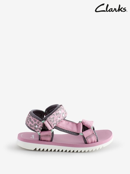 Roz - Sandale Clarks pentru copii Extra lat Peak Web (AA0504) | 194 LEI - 223 LEI