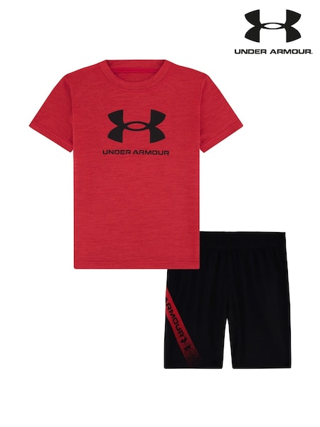 Under Armour Red Tech Fade T-Shirt and Shorts Set (AA0512) | €45