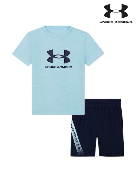 Under Armour Blue Tech Fade T-Shirt and Shorts Set (AA0513) | ₪161