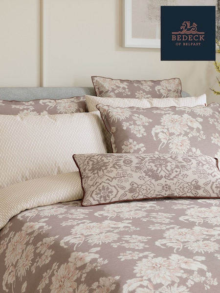 Bedeck of Belfast Dusky Pink Kassi Standard Pillowcase 100% Cotton Pair (AA0758) | R$ 195