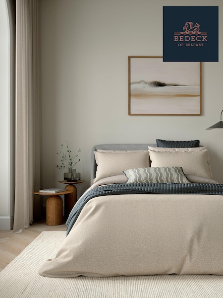 Bedeck of Belfast Mink Emmy Duvet Cover and Pillowcase 100% Cotton Set (AA0821) | $188 - $240