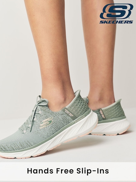 Gris - Skechers Relaxed Fit Slipins Slip In Edgeride Trainers (AA0867) | 112 €
