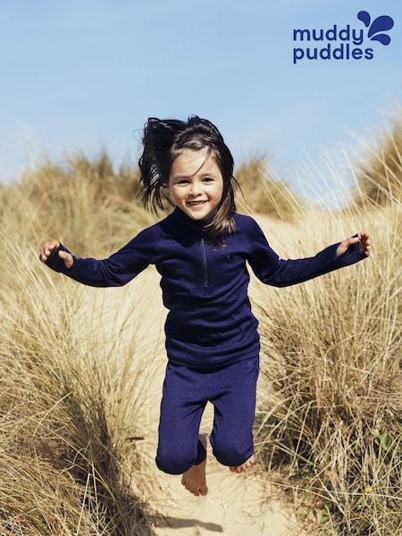 Muddy Puddles Navy Blue Muddy Puddles Thermal Baselayer Top (AA0915) | €13
