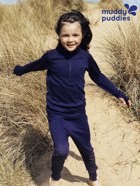Muddy Puddles Navy Blue Muddy Puddles Thermal Baselayer Bottoms (AA0927) | €13