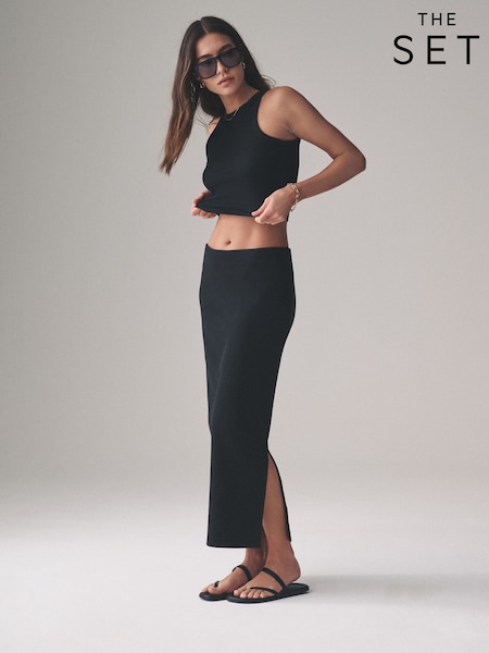 The Set 2 Pack Ribbed Pencil Skirts (AA0939) | ‏111‏₪