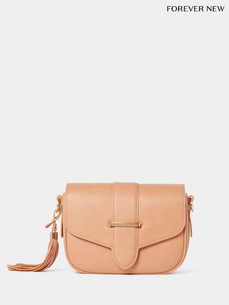 Brun - Forever New Signature Thea Tassel Saddle Bag (AA0969) | kr1 580