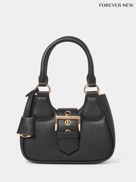 Svart - Forever New Signature Madison Buckle Moon Bag (AA0983) | kr1 470