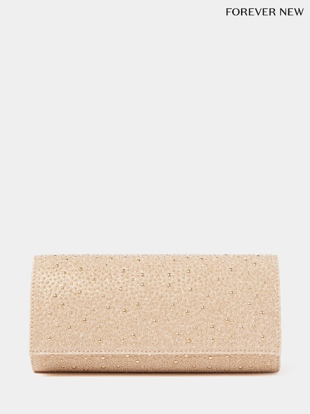Forever New Gold Eloise Sparkle Clutch (AA0984) | R$ 295