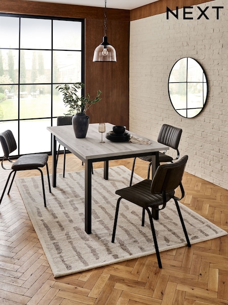 Oak Effect Bronx Oak Effect Rectangle 6 to 8 Seater Extending Dining Table (AA0996) | €610