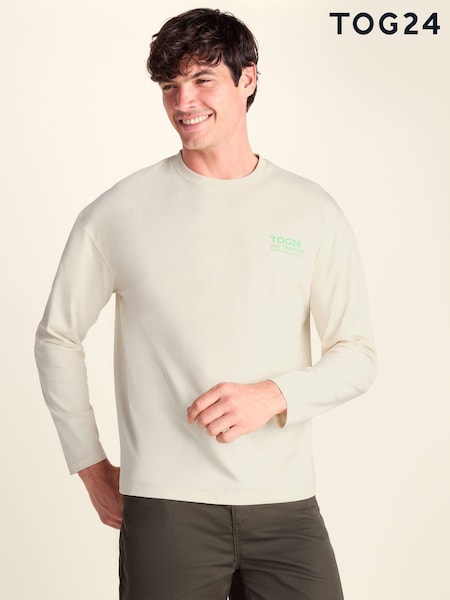Крем - Regular Tog 24 Lloyd Premium Heavyweight Cotton Jersey