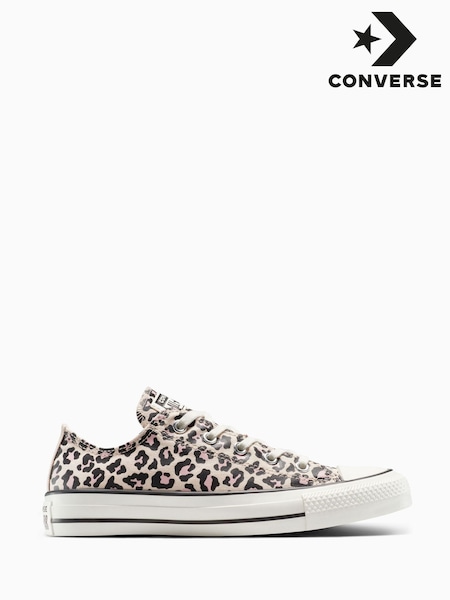 Converse Leopard Print Chuck Taylor Low Trainers (AA1221) | €64