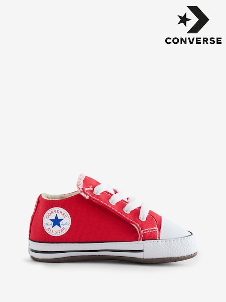Converse Red Chuck Taylor Baby Canvas Trainers (AA1226) | AED175