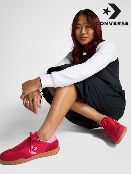 Converse Red Run Star Low Trainers (AA1242) | ₪402