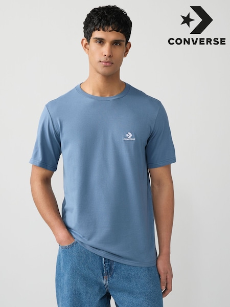 Converse Star Chevron Embroidered 100% Cotton T-Shirt (AA1335) | €30