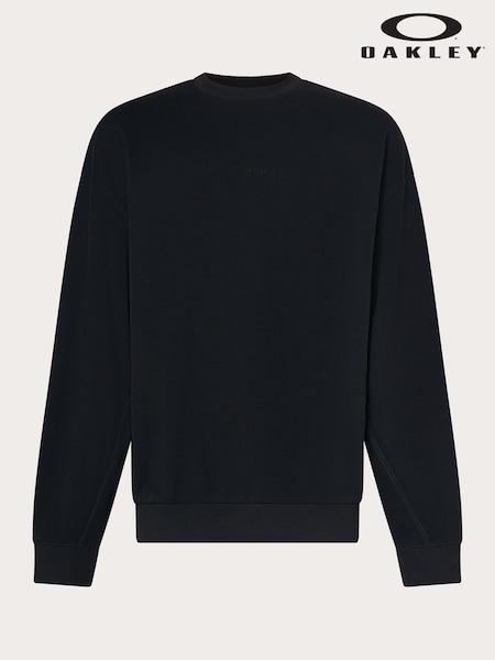 Oakley B1B Repeated Crew Neck 100% Cotton Black Sweatshirt (AA1392) | 106 €