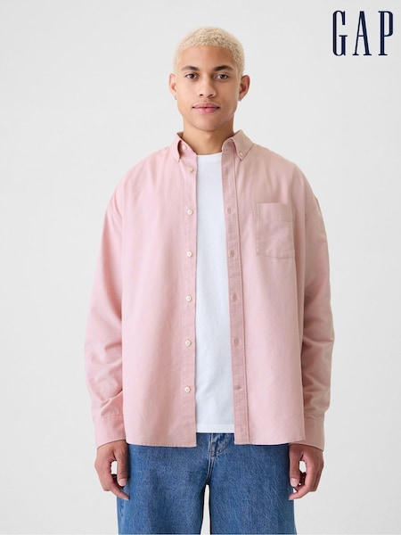 Gap Pink Long Sleeve Big Oxford Shirt (AA1442) | €19.50