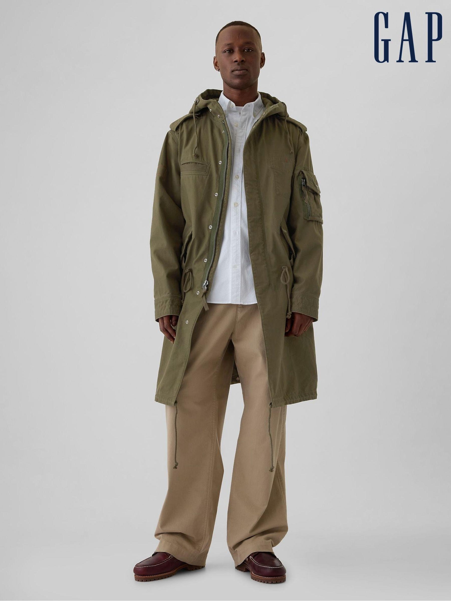 Jackets GAP Green Parka Casual Autumnessentials Next Luxembourg