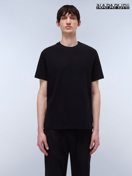Napapijri Ambra Short Sleeve 100% Cotton Black T-Shirt (AA1749) | €60